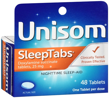 Unisom SleepTabs Nighttime Sleep-aid 48 Tablets